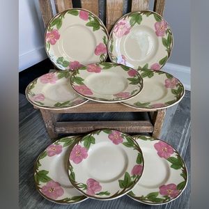 Franciscan Desert Rose Bread and Butter Plates